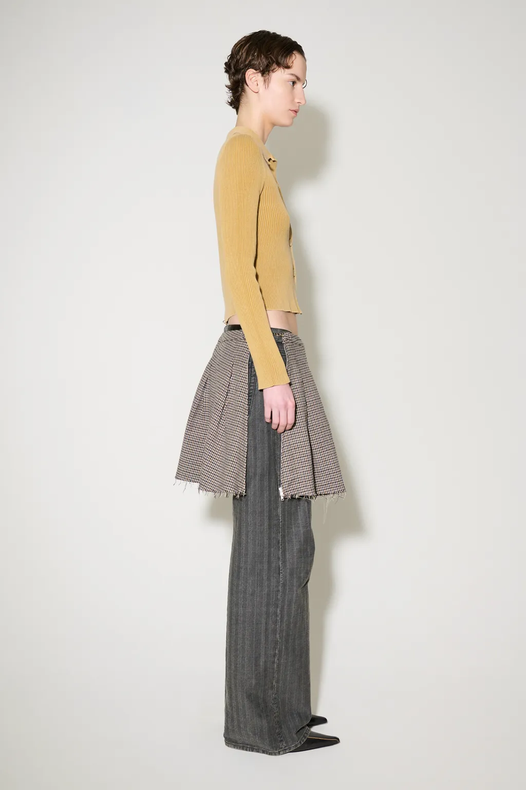 Mazzy Ribbed Polo Cardigan