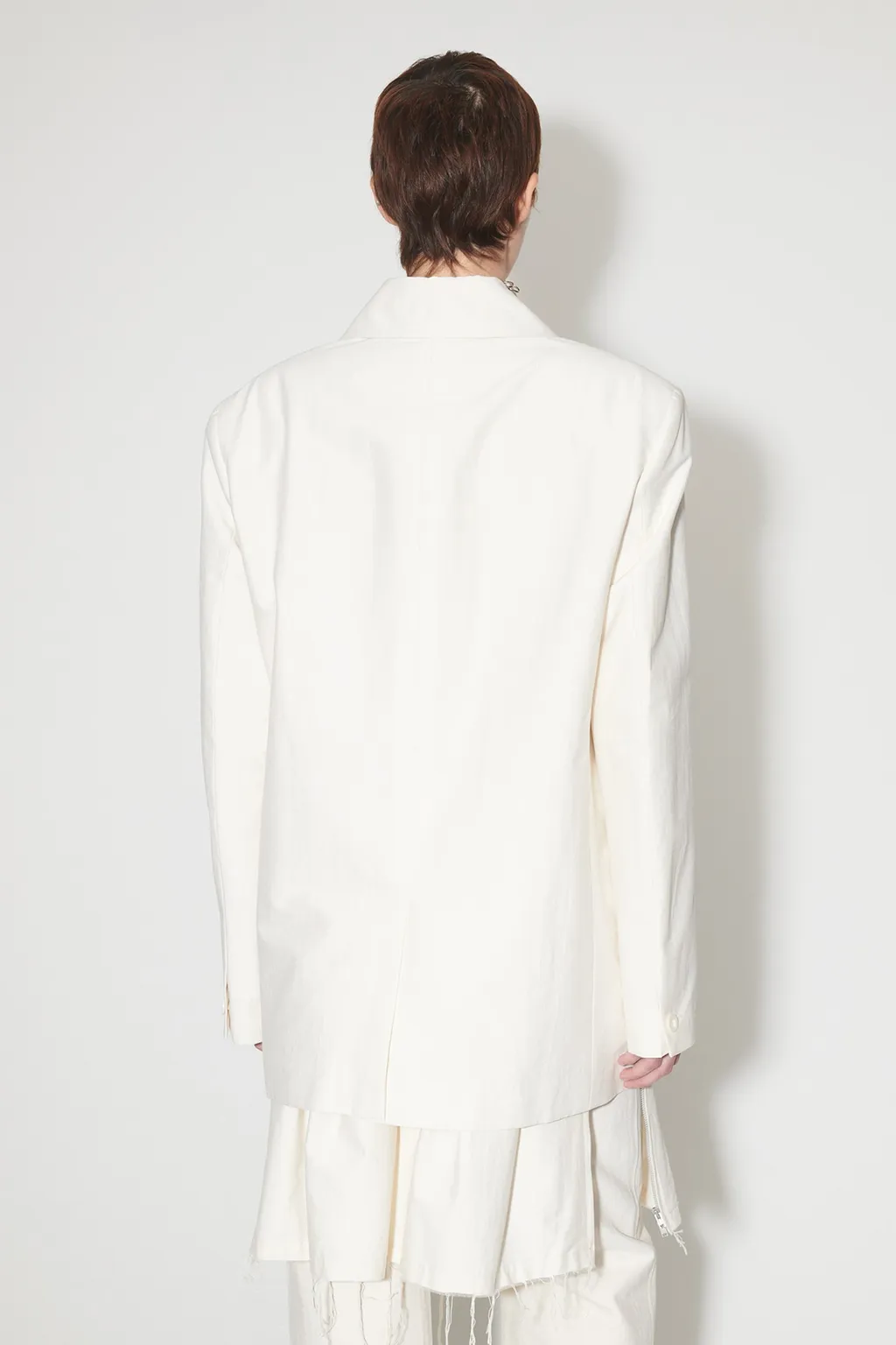 Button-Up Cotton-Blend Jacket