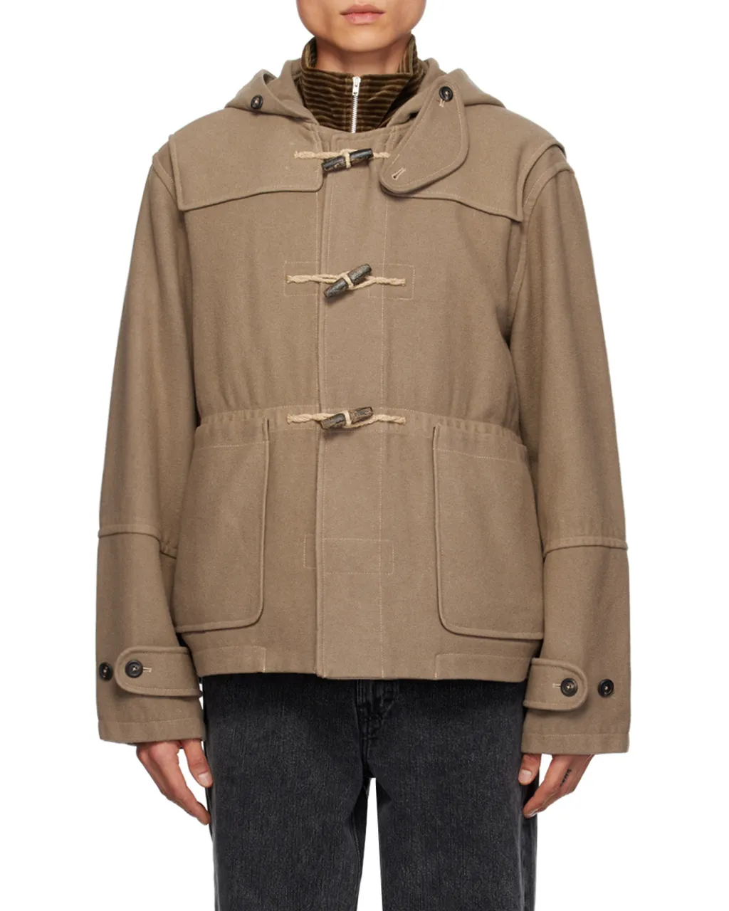 Cropped Toggle Jacket