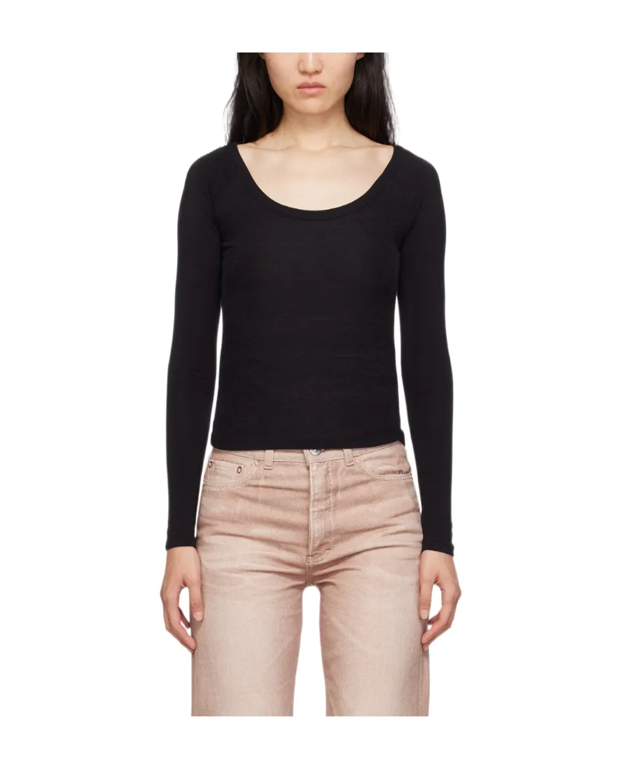 Long Sleeve Cropped Top