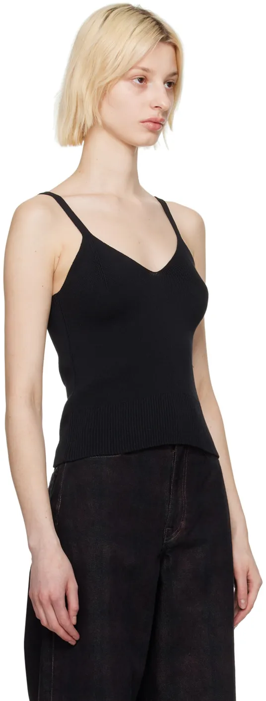 Ribbed-Knit Singlet Top
