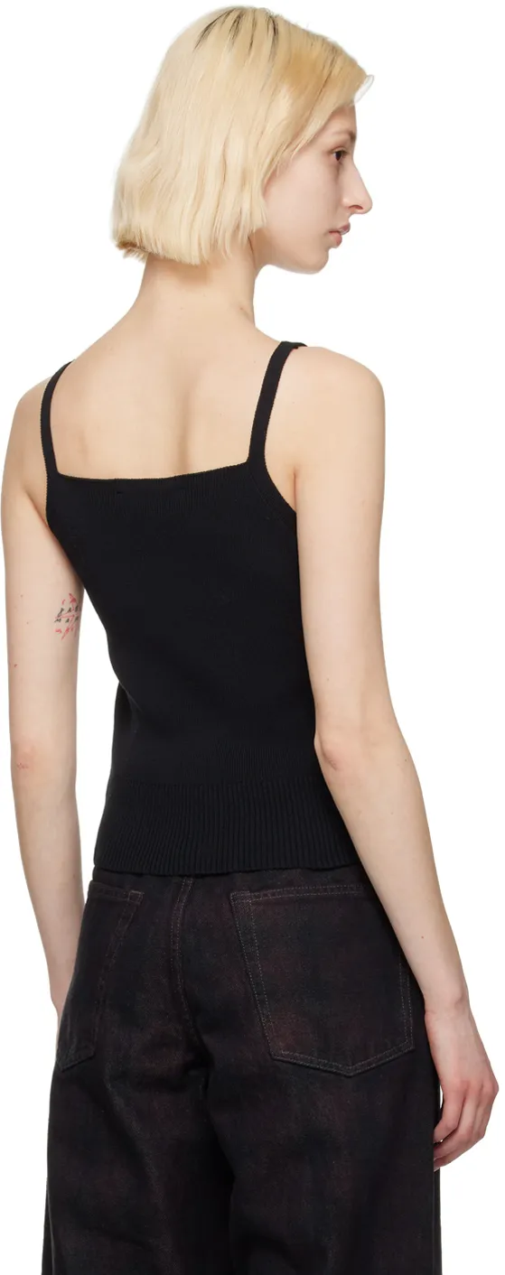 Ribbed-Knit Singlet Top
