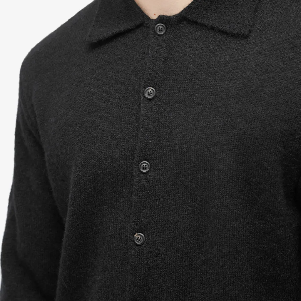 Long Sleeved Buttoned Knitted Cardiagn