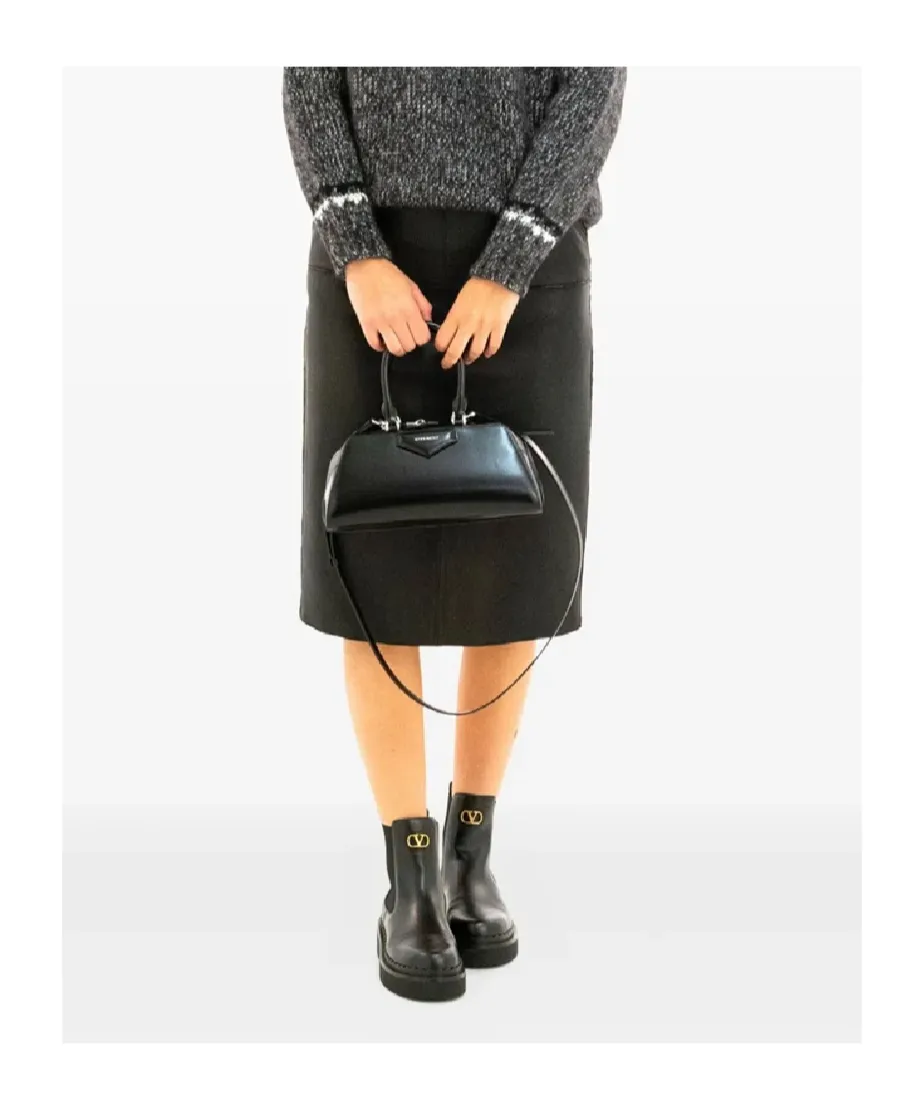 Leather Midi Skirt