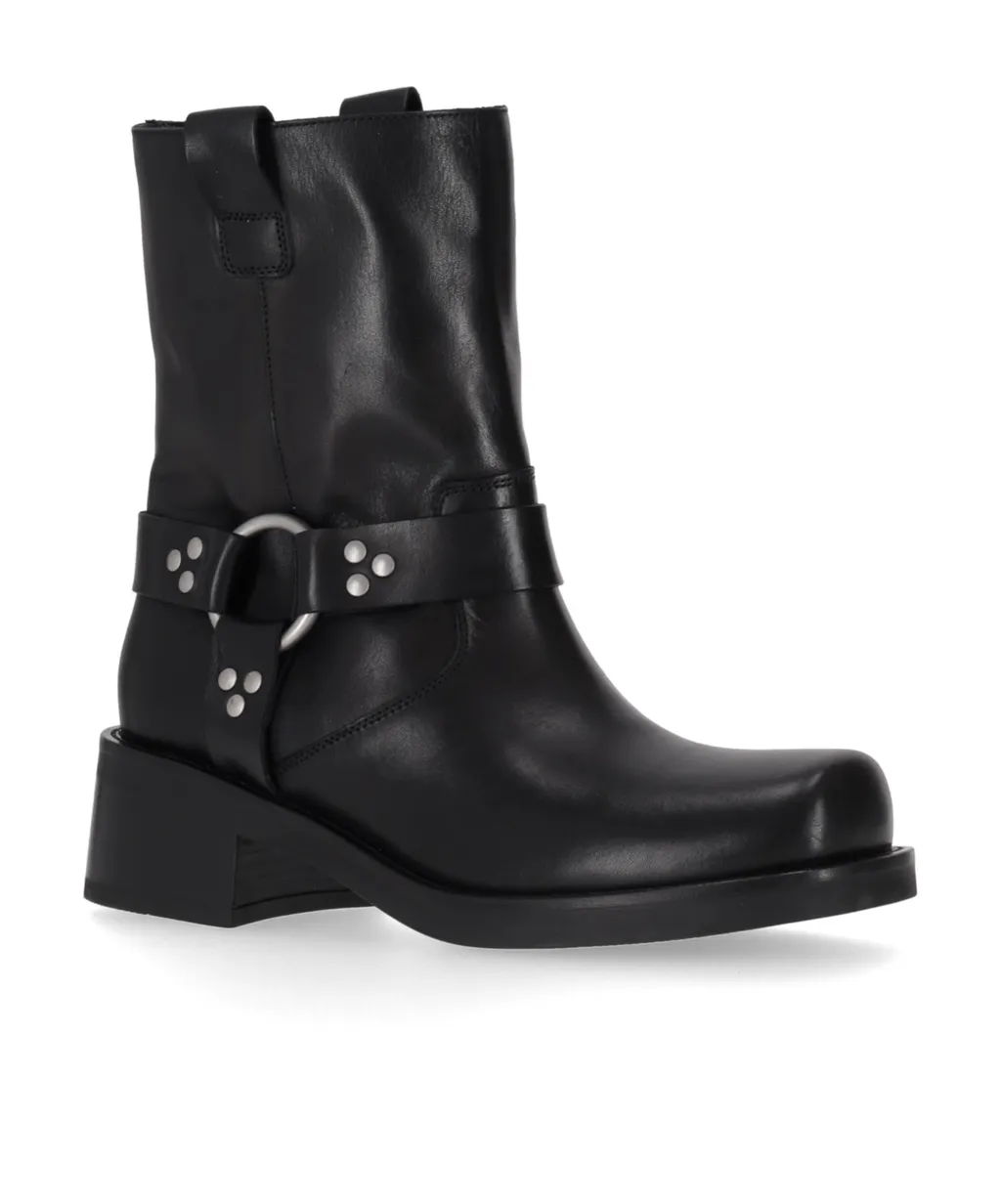 Square Toe Ankle Boots