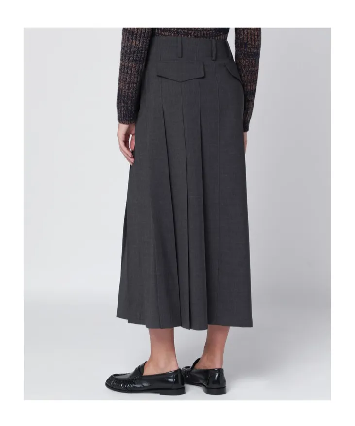 Wool Wrap Skirt