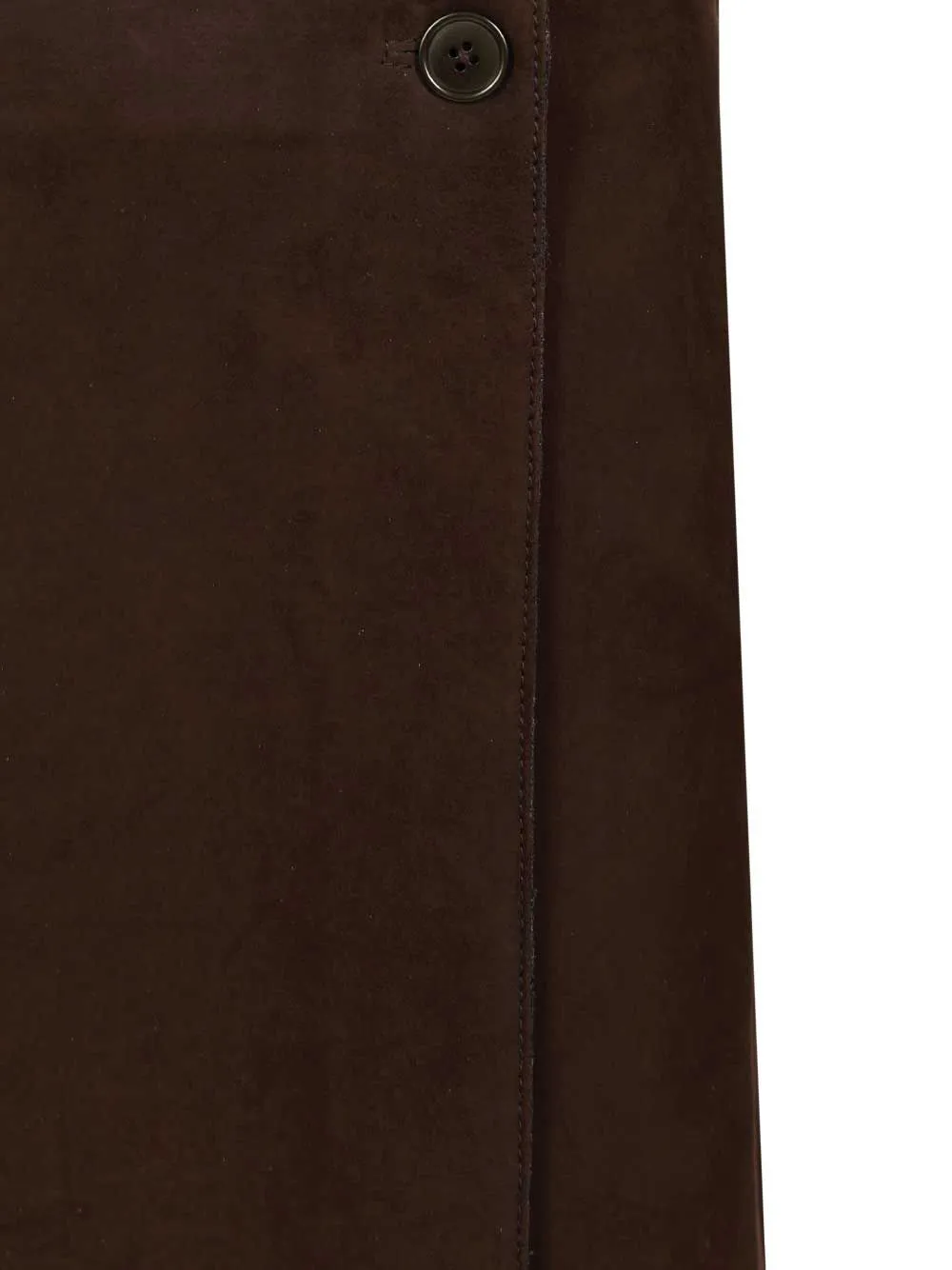 Suede Midi Skirt