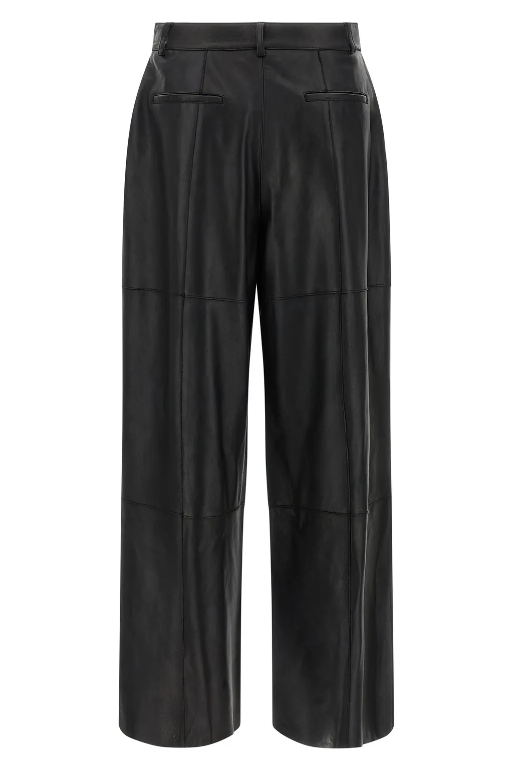 Maciock25W Panelled Leather Trousers