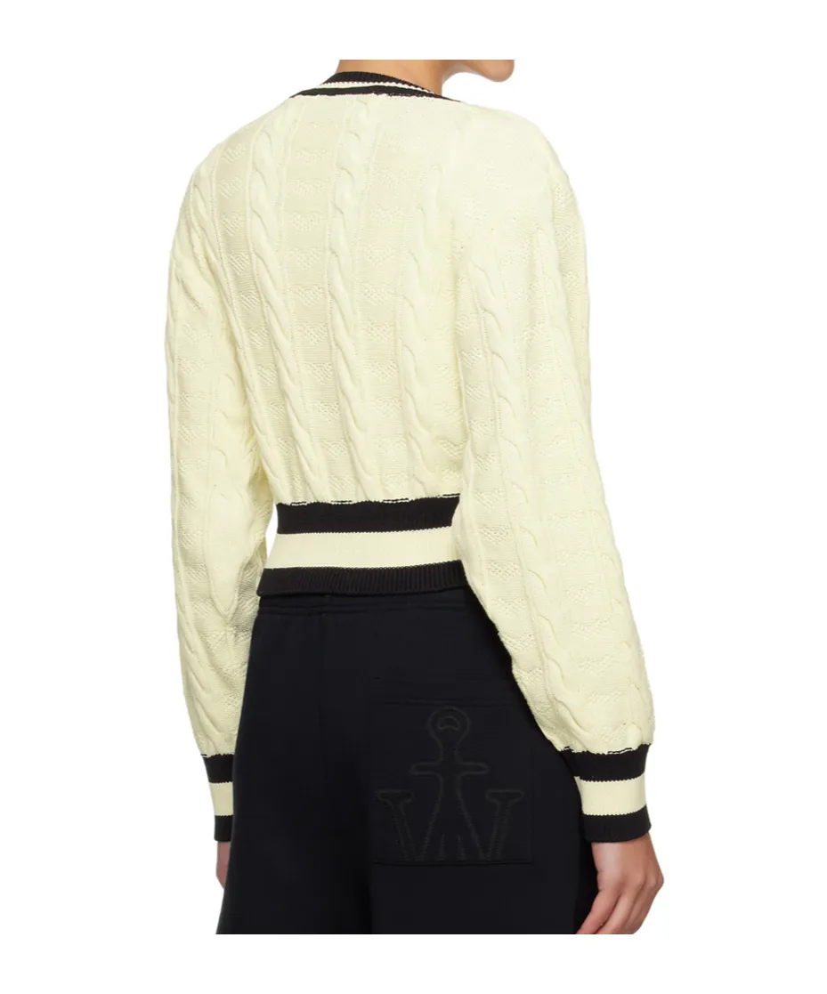 Cable-Knit Cardigan