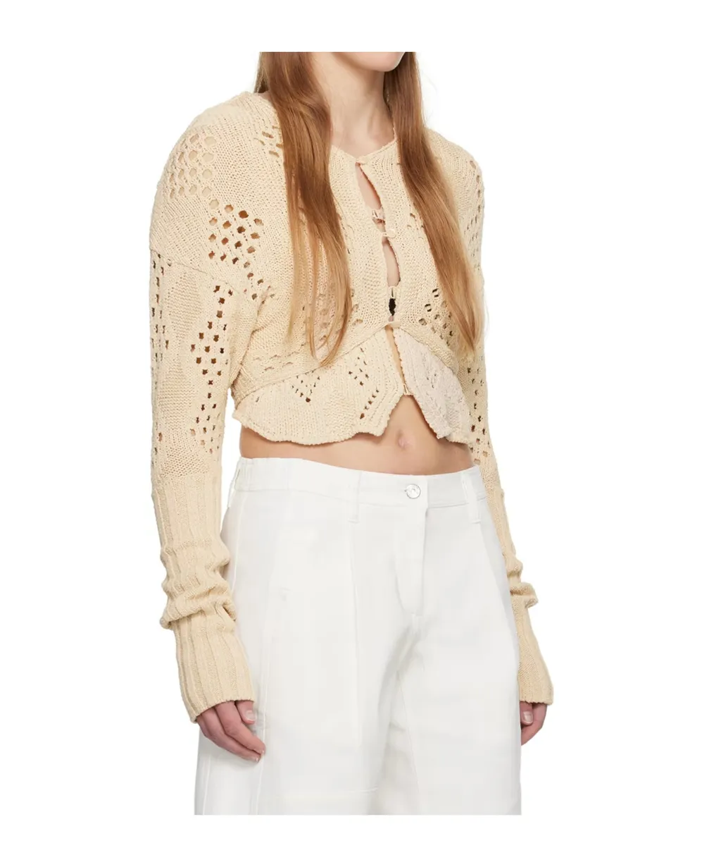 Argyle Pattern Cardigan