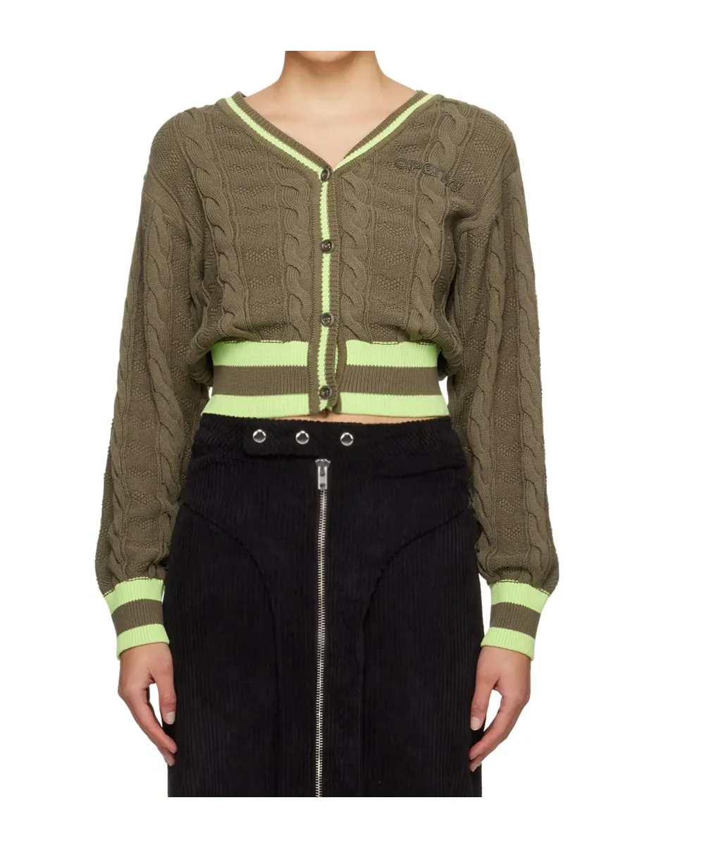 Cable-Knit Cardigan