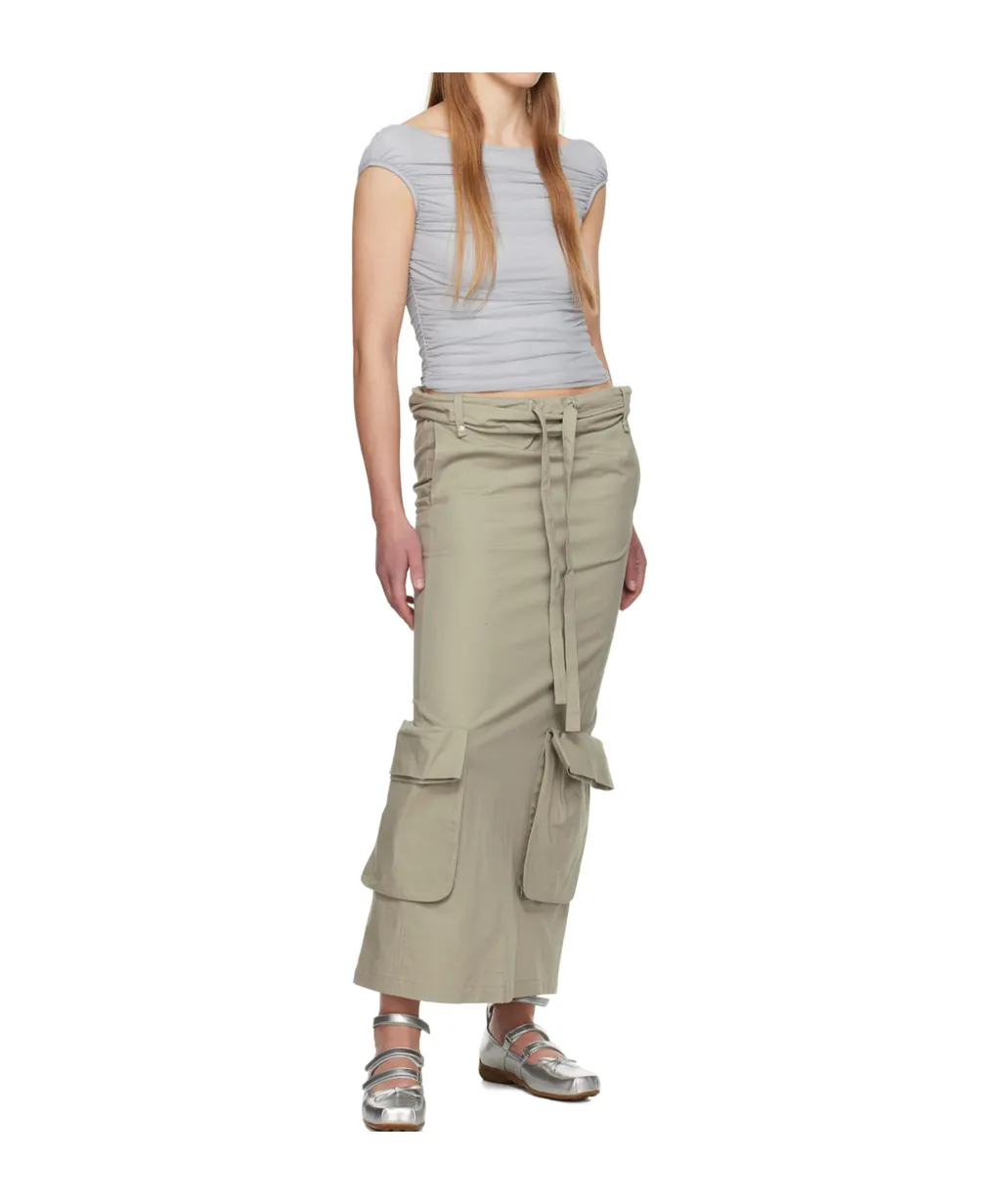 Stretch Polyester Tulle T-Shirt