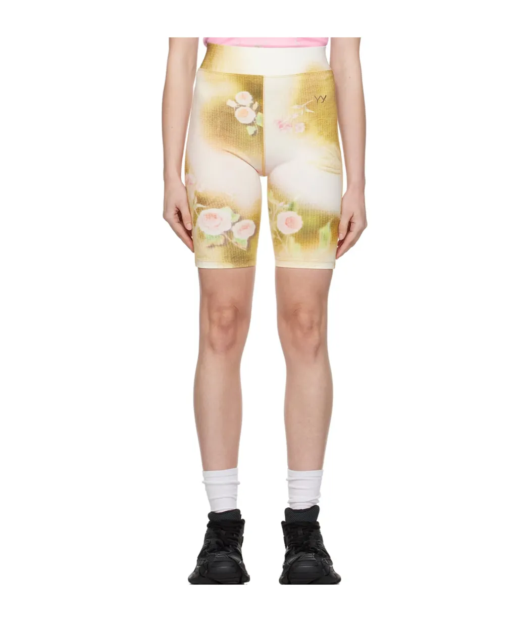Floral Print Bike Shorts