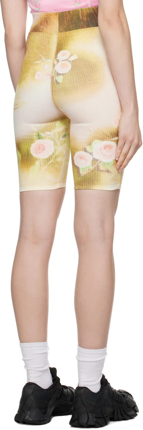 Floral Print Bike Shorts