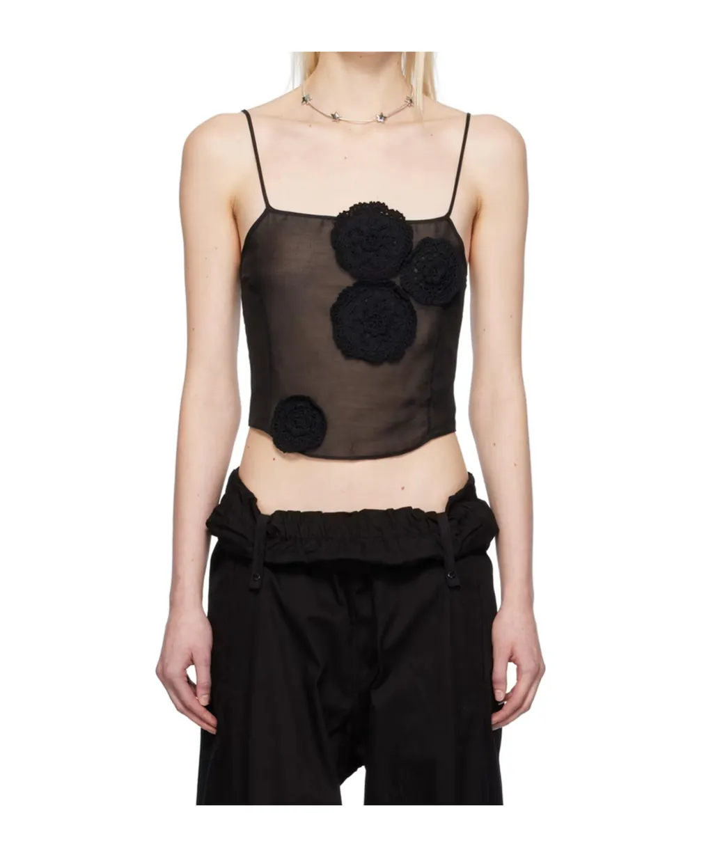 Floral Appliqué Camisole