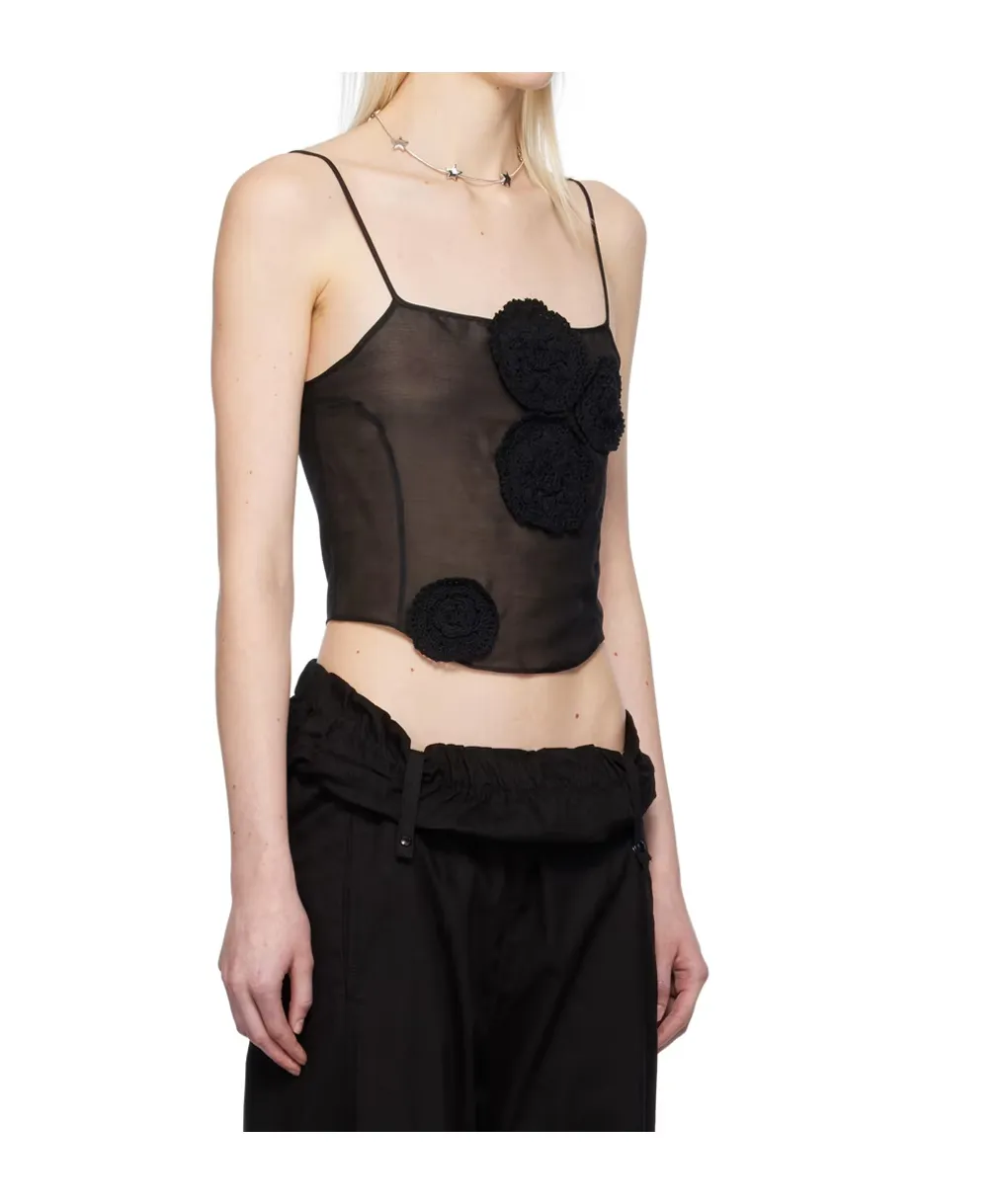 Floral Appliqué Camisole