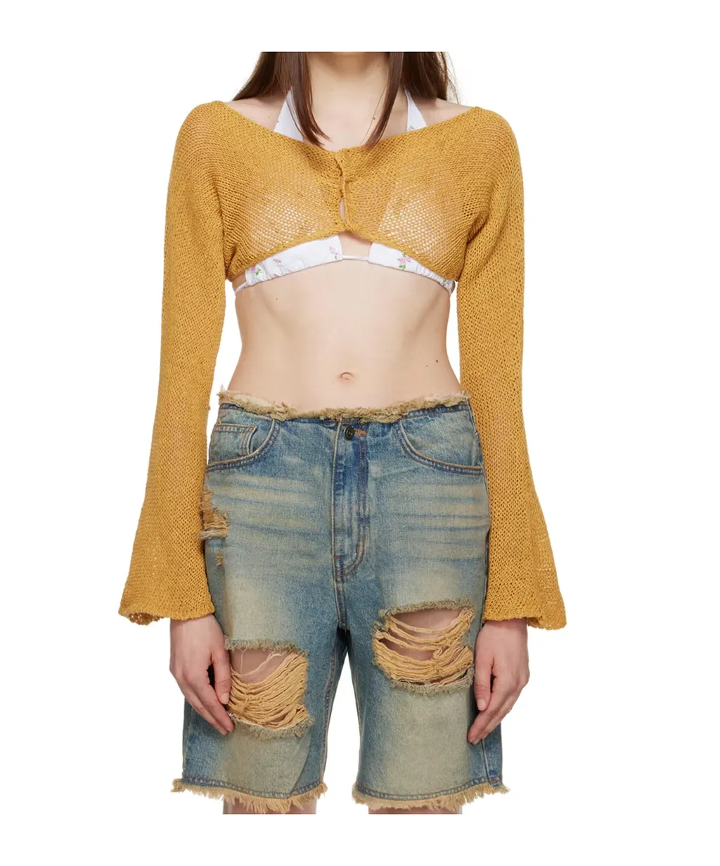 Openwork Knit Cardigan