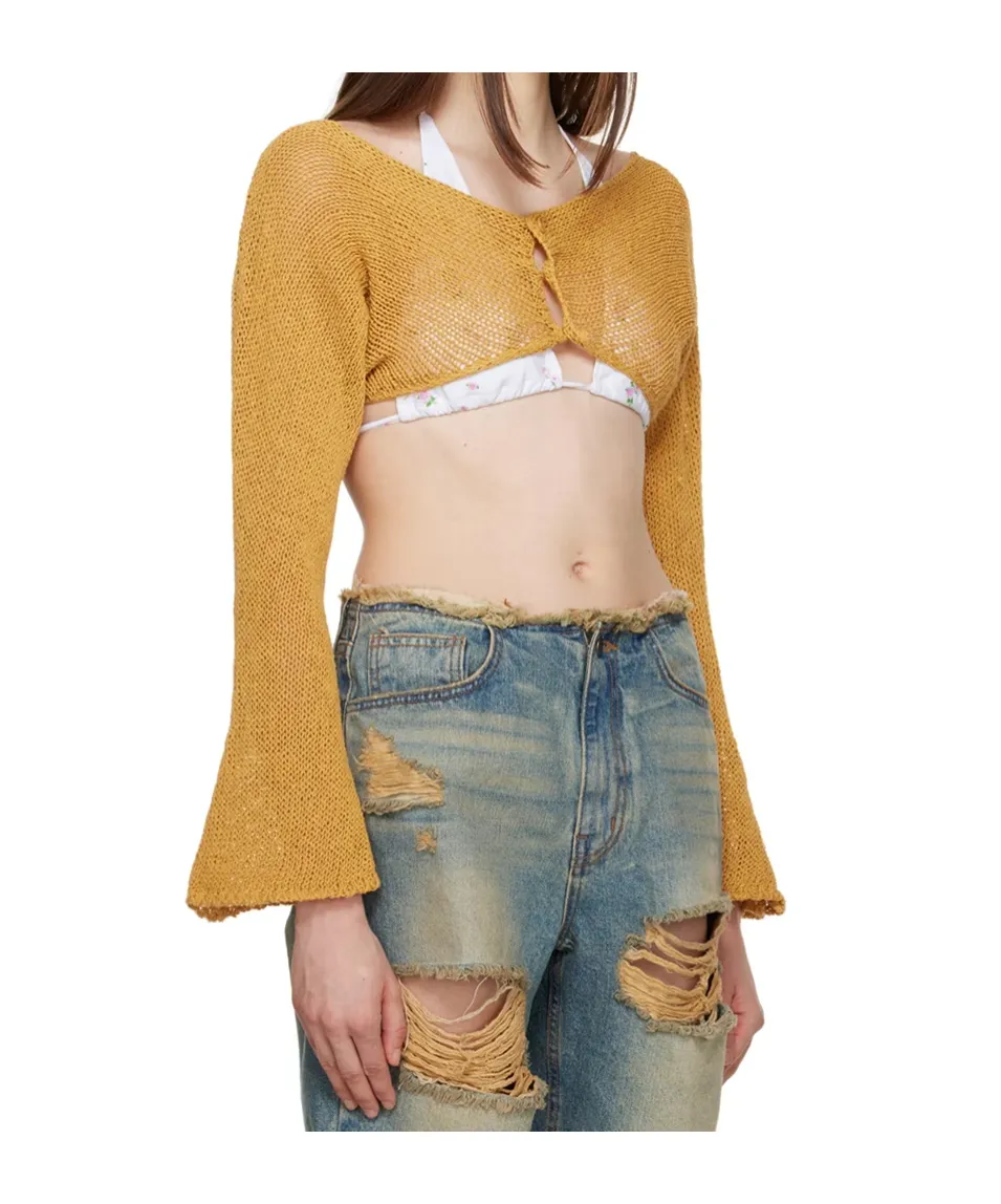 Openwork Knit Cardigan