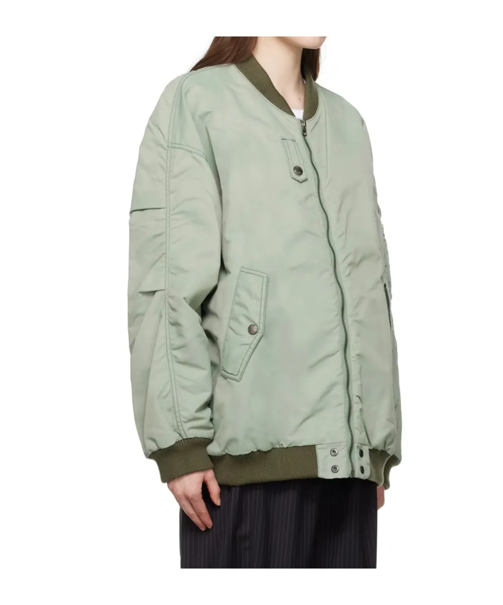 Oversized Bomber Jacket