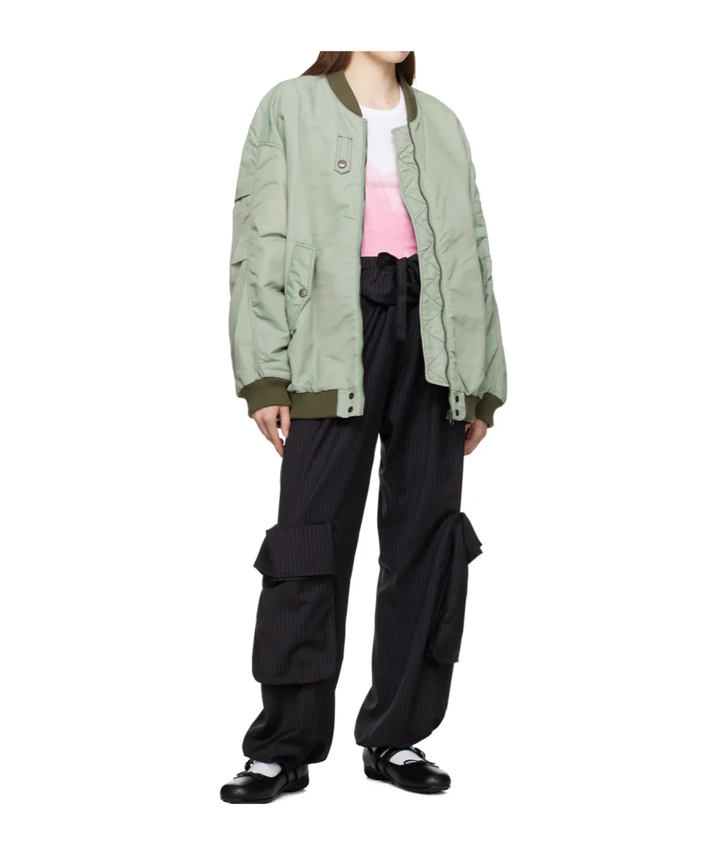 Oversized Bomber Jacket