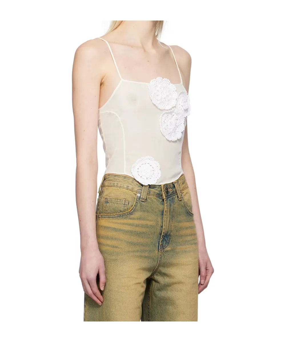 Floral Appliqué Camisole