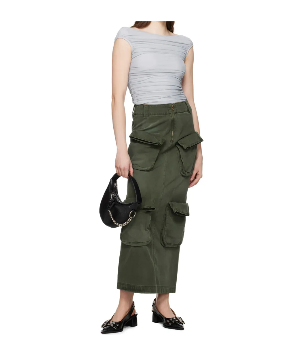 Work Denim Skirt