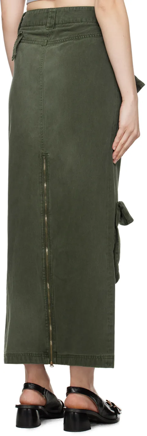 Work Denim Skirt