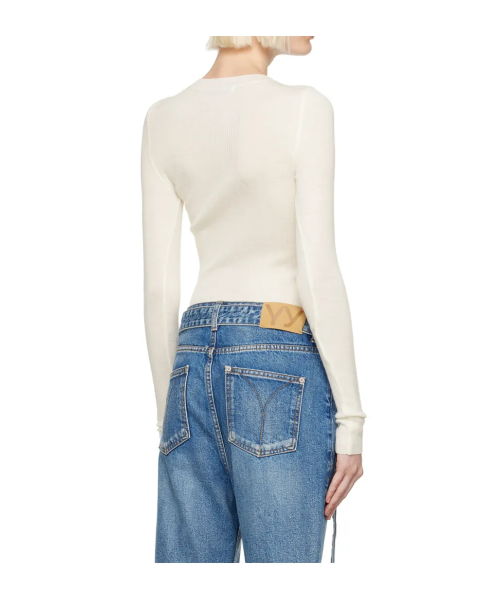 Ribbon Long Sleeve T-Shirt