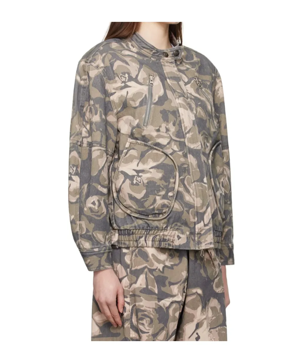 Camouflage Bomber Jacket