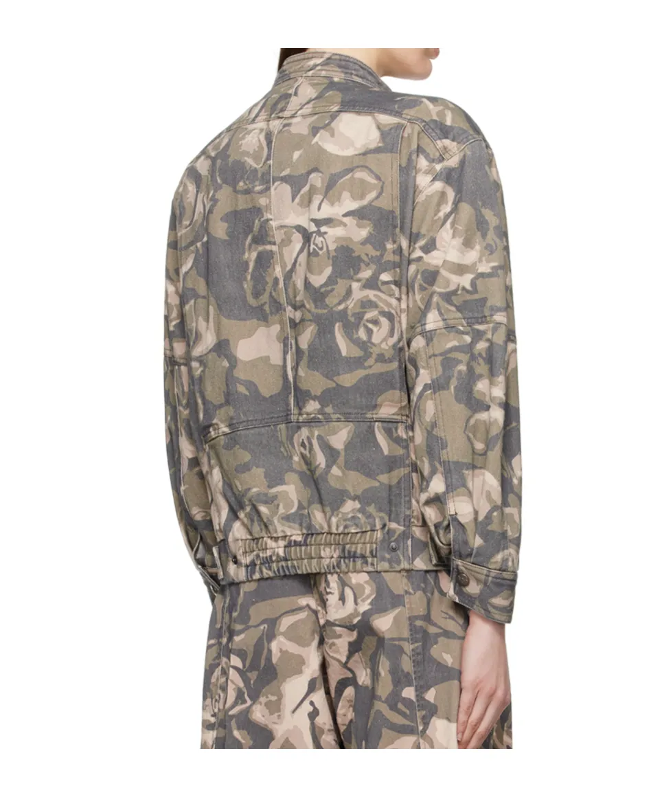 Camouflage Bomber Jacket