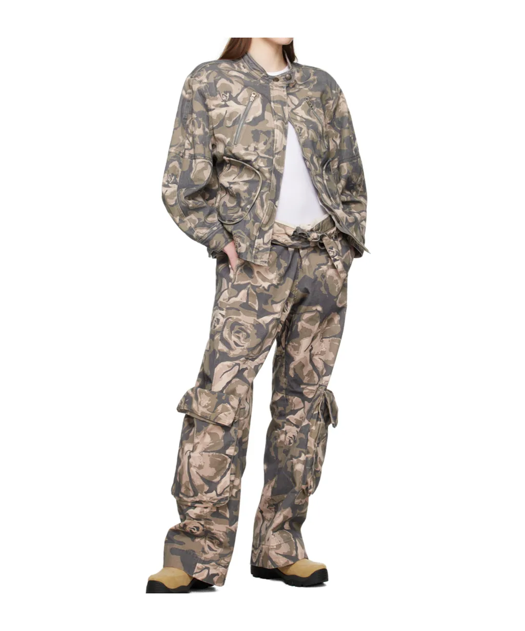 Camouflage Bomber Jacket