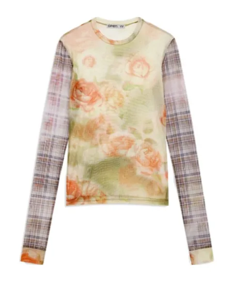 Printed Long-Sleeved T-Shirt