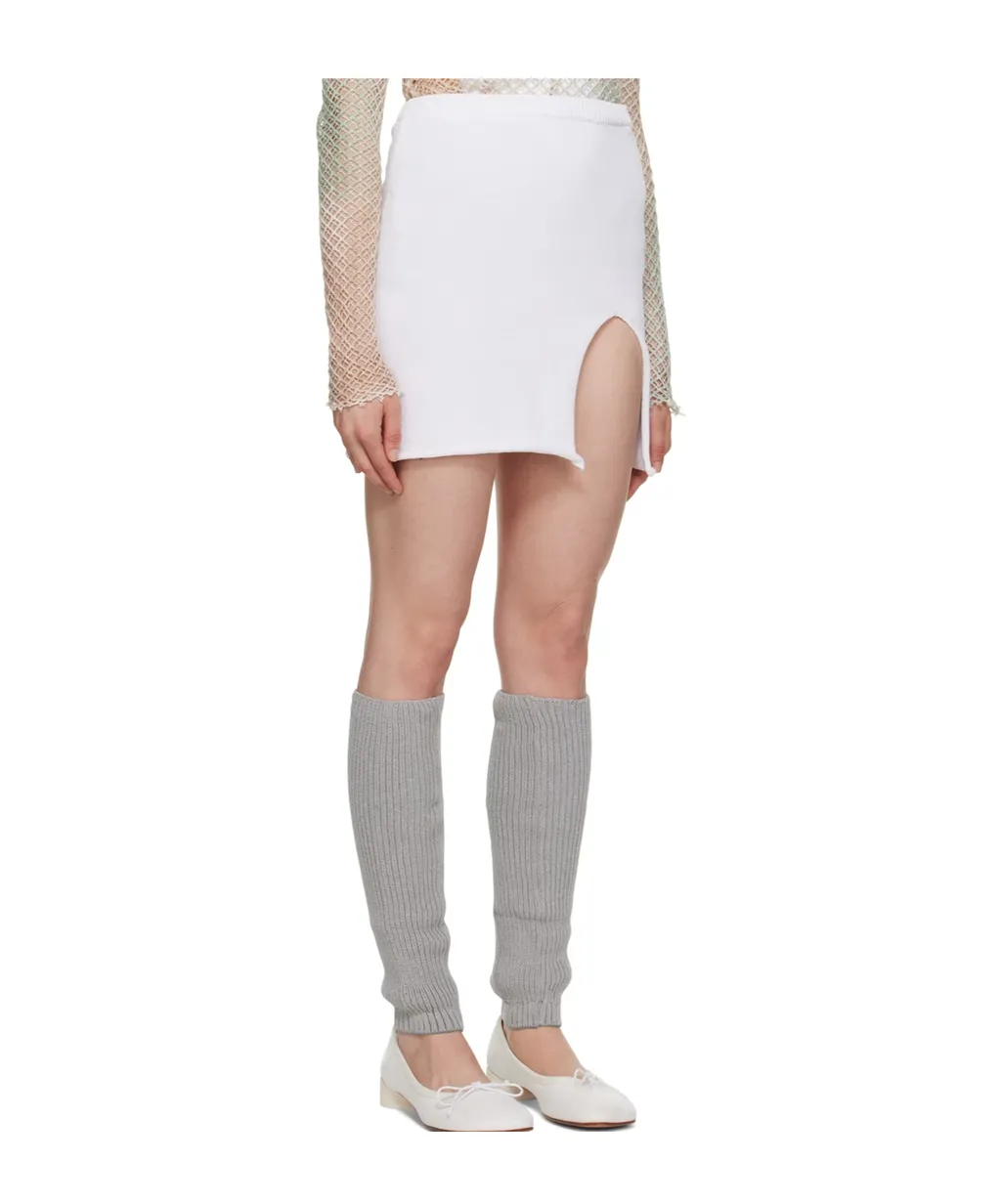 Slit Mini Skirt