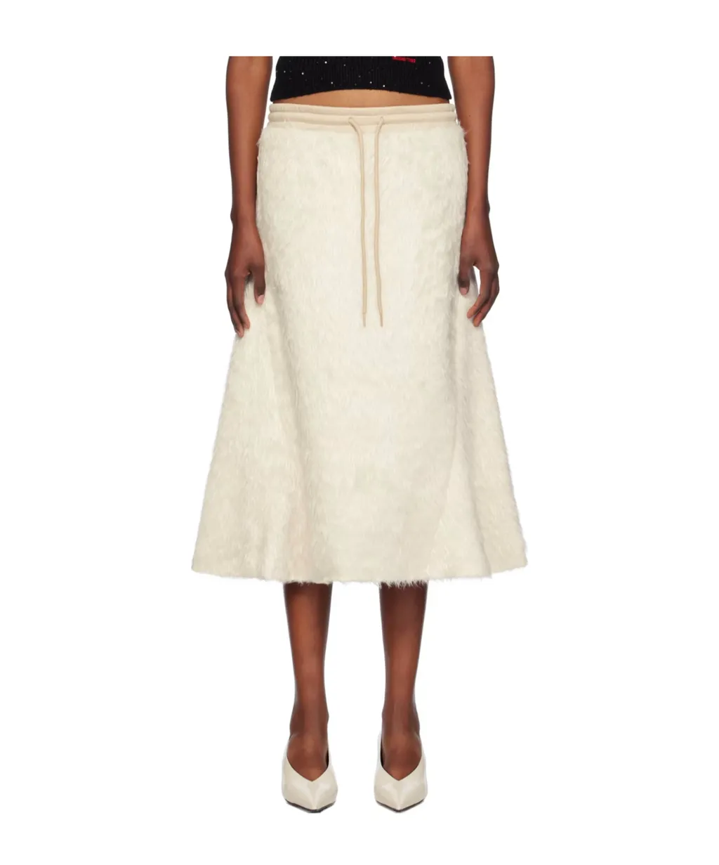 Shaggy Faux Fur Skirt
