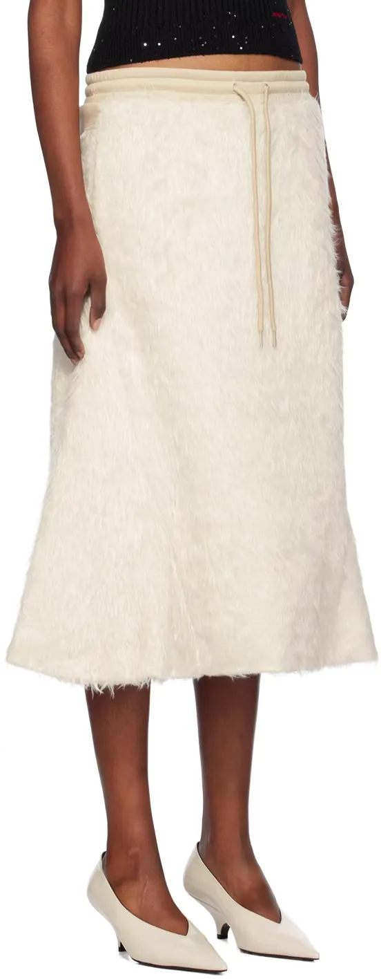Shaggy Faux Fur Skirt