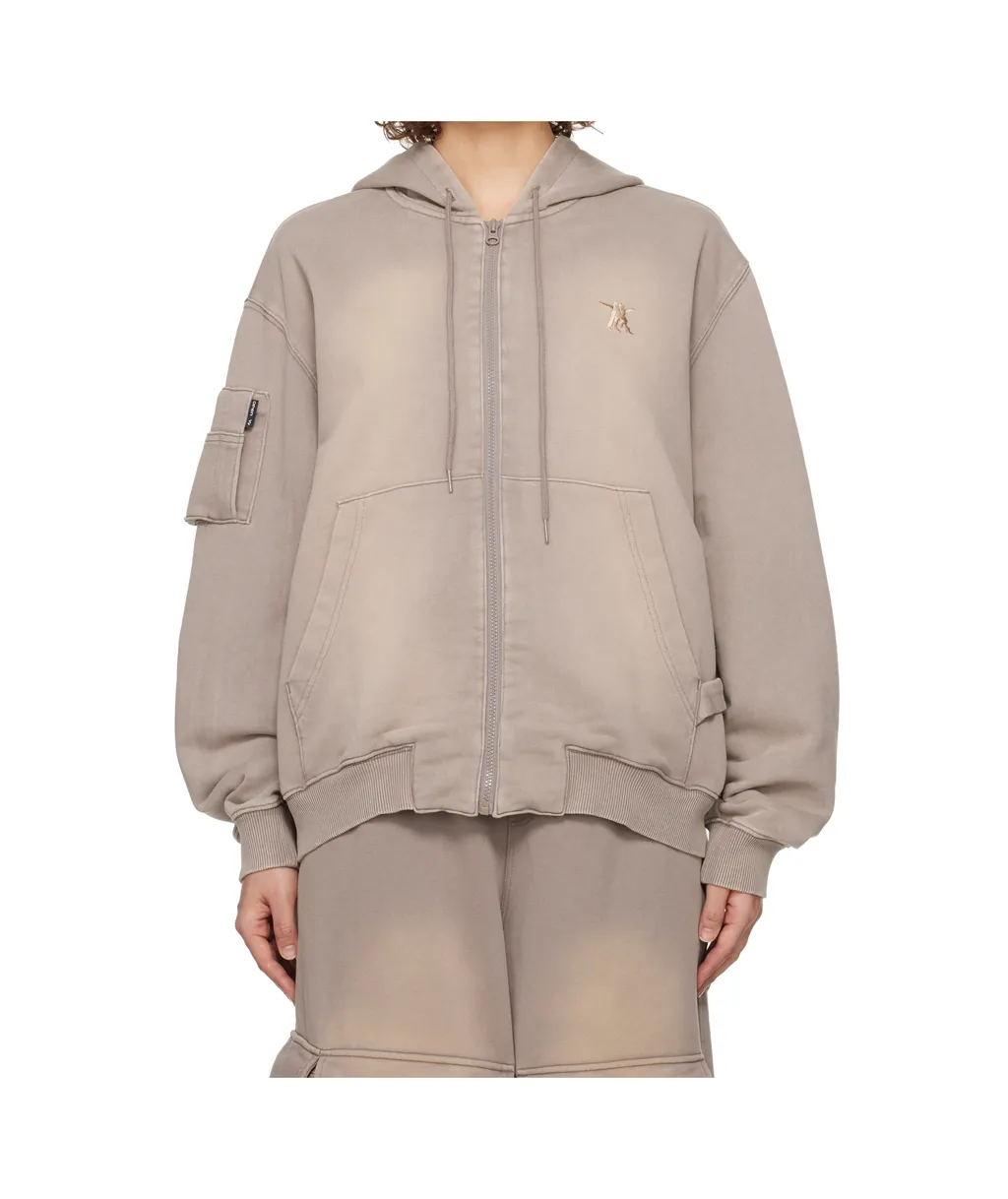 Pocket Washed Box Hoodie