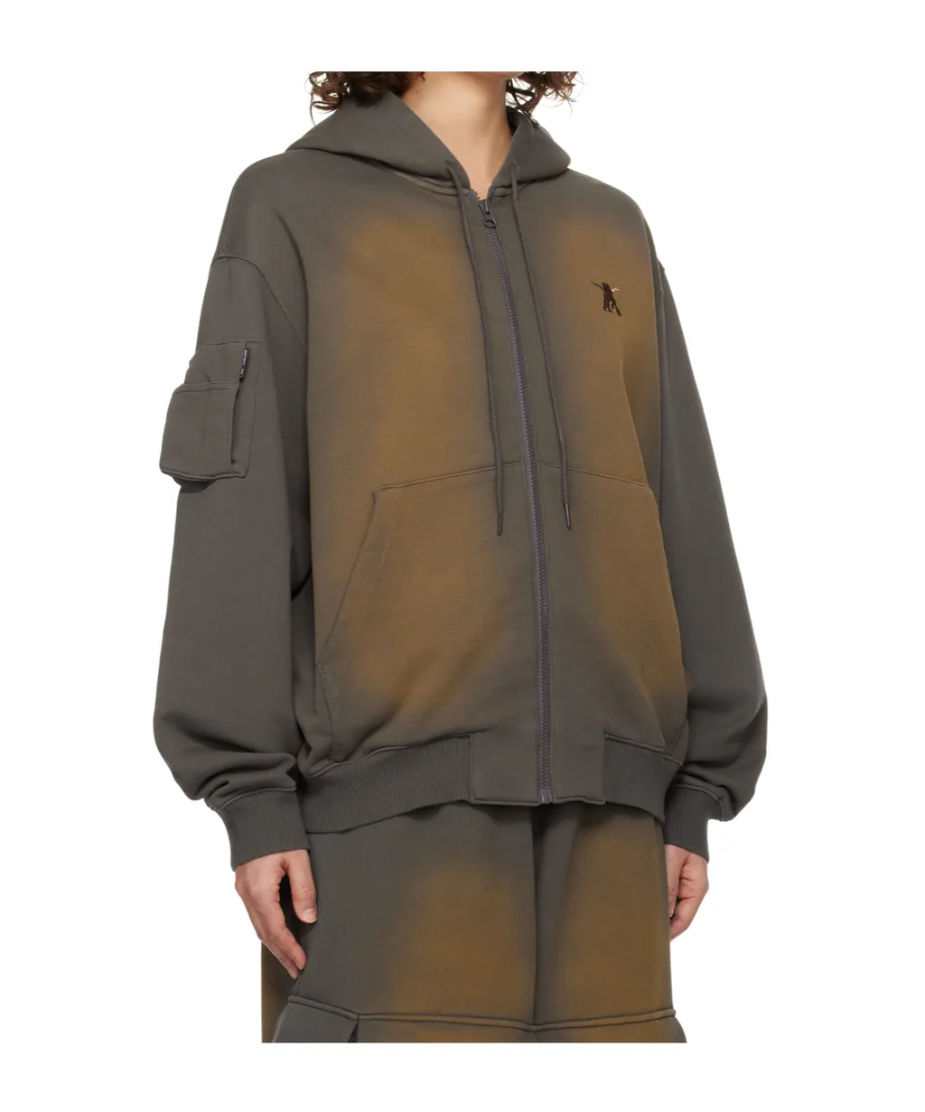 Pocket Washed Box Hoodie