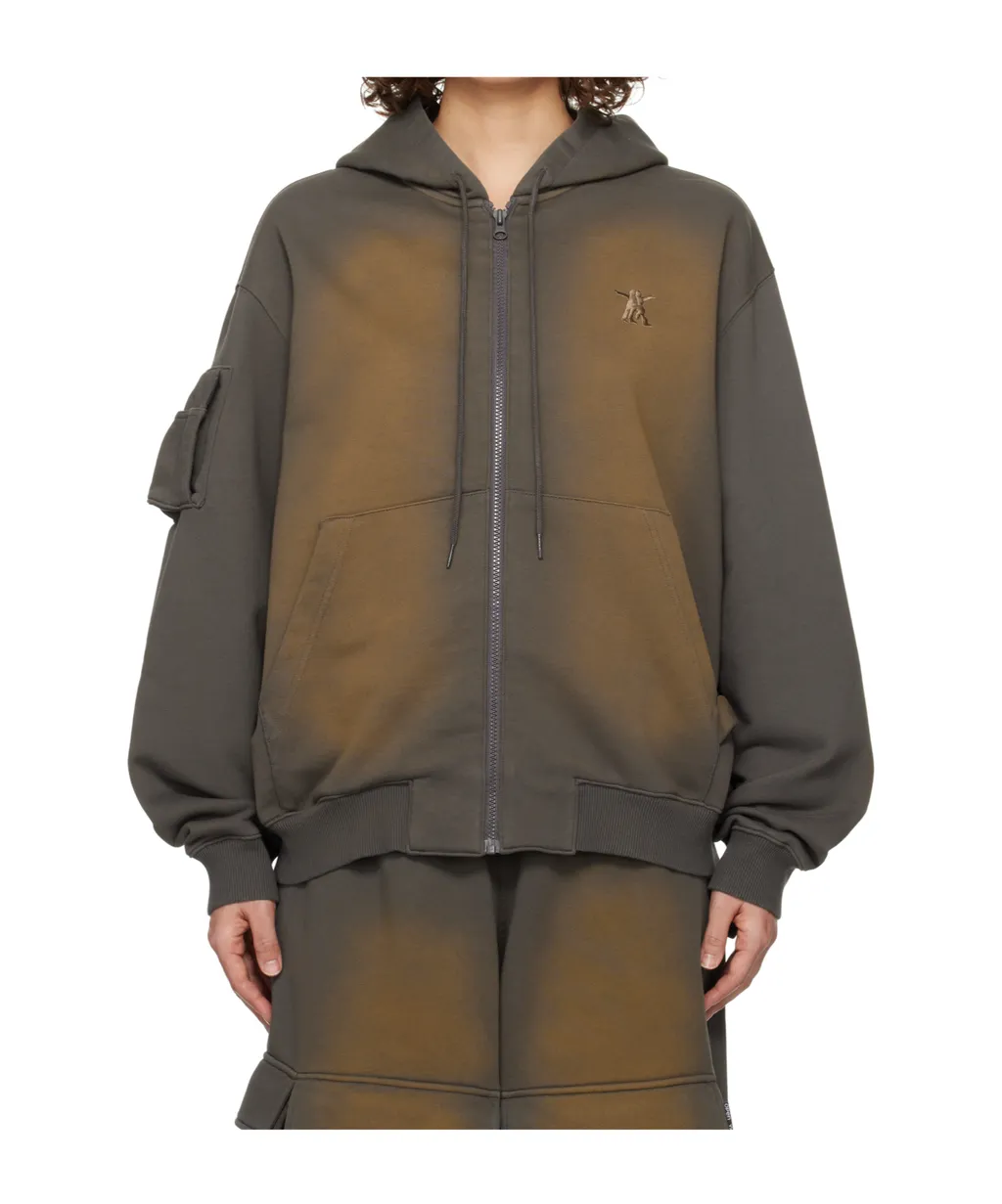 Pocket Washed Box Hoodie