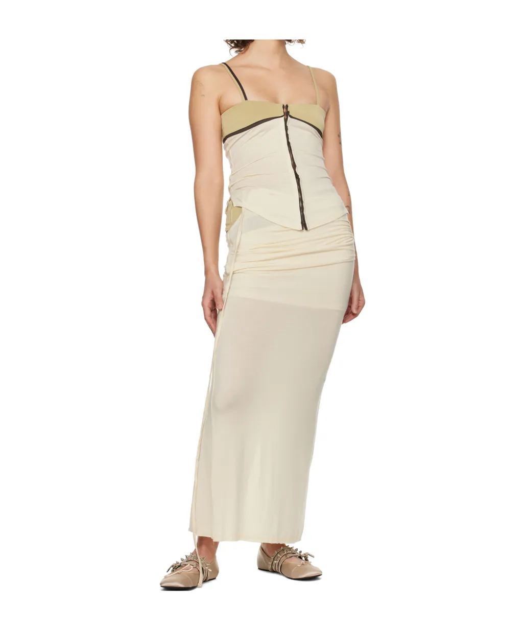 Contrast Trim Skirt