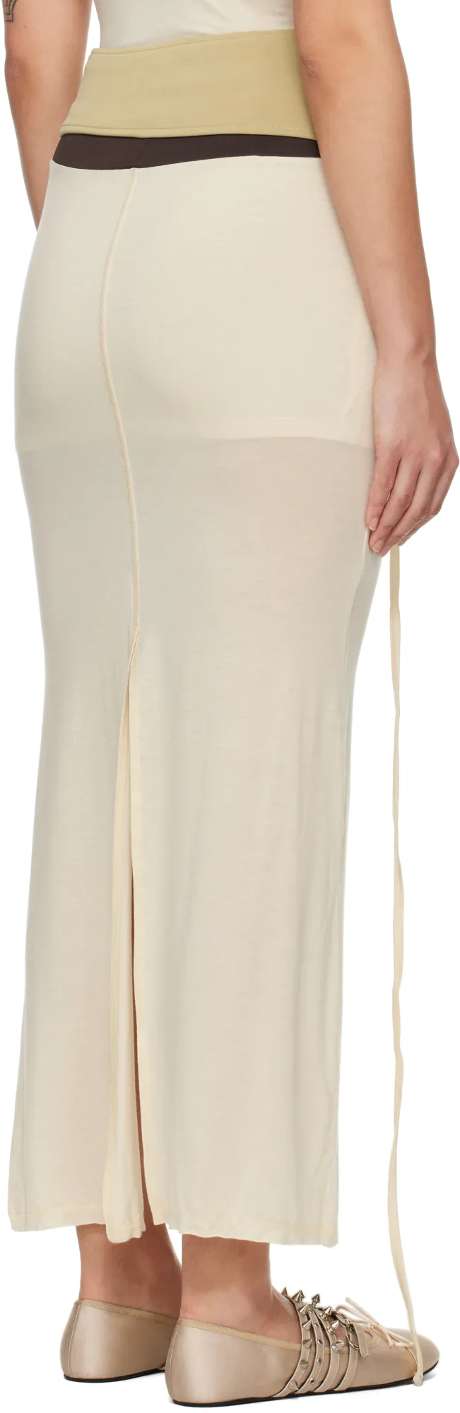 Contrast Trim Skirt