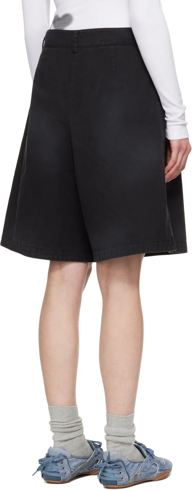 Washed Bermuda Shorts