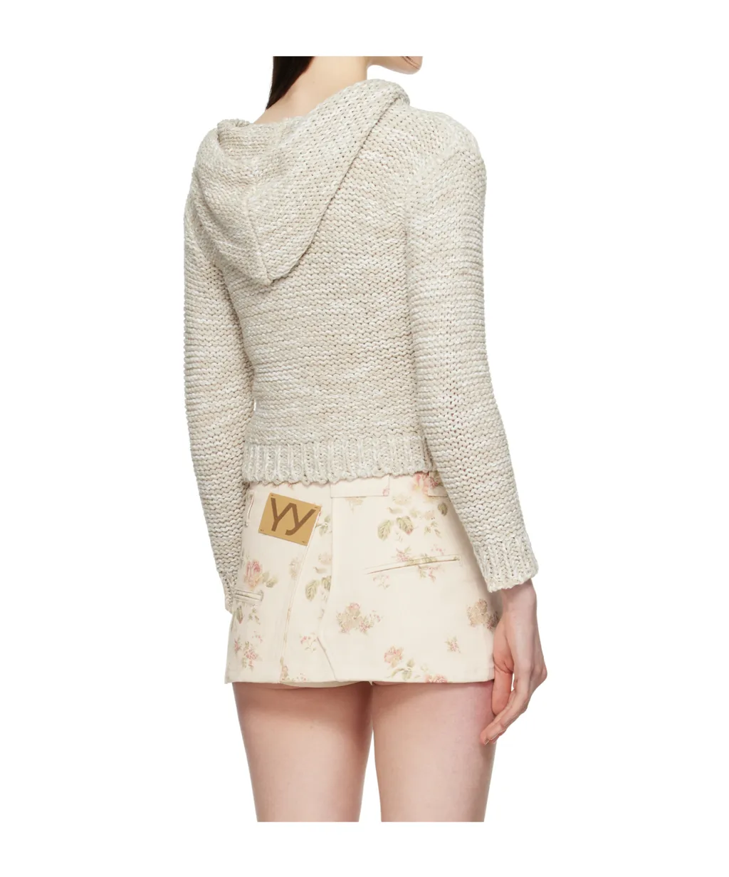 Hooded Chunky Cardigan