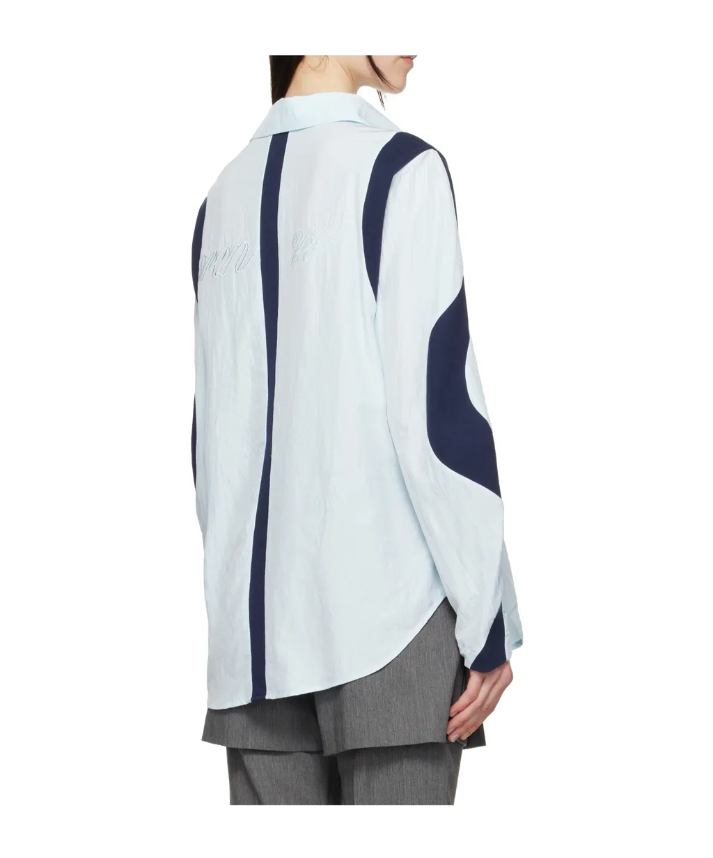 Curved Patchwork Shirt