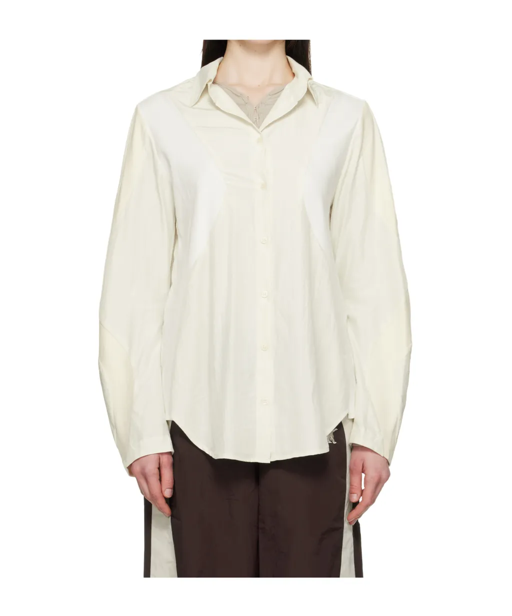 Curved Patchwork Shirt