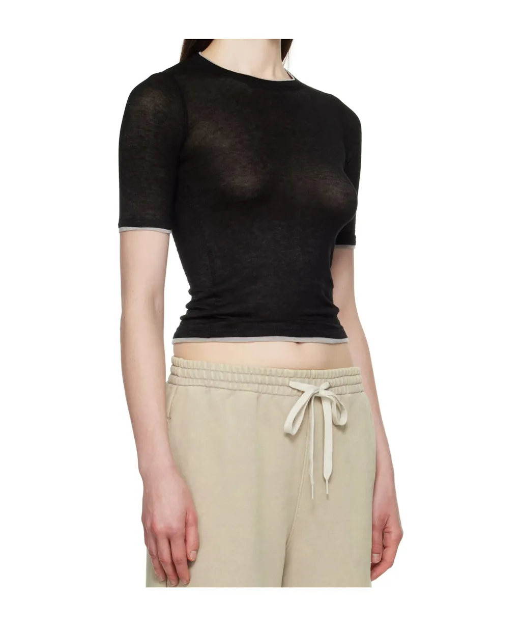 Contrast Edge T-Shirt