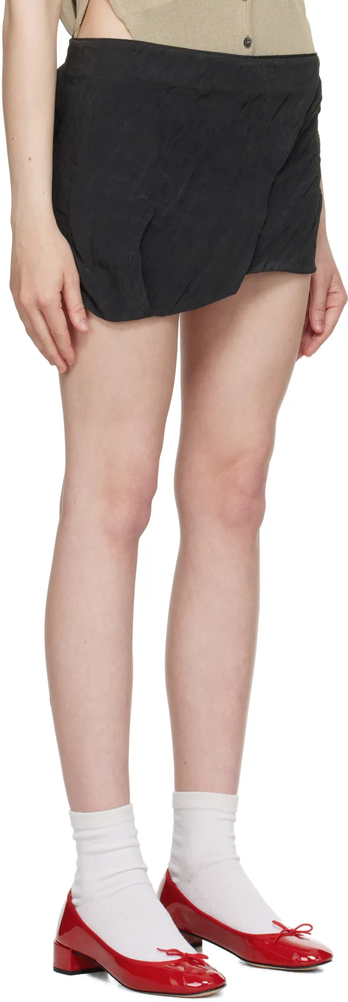 Pleated Mini Skirt