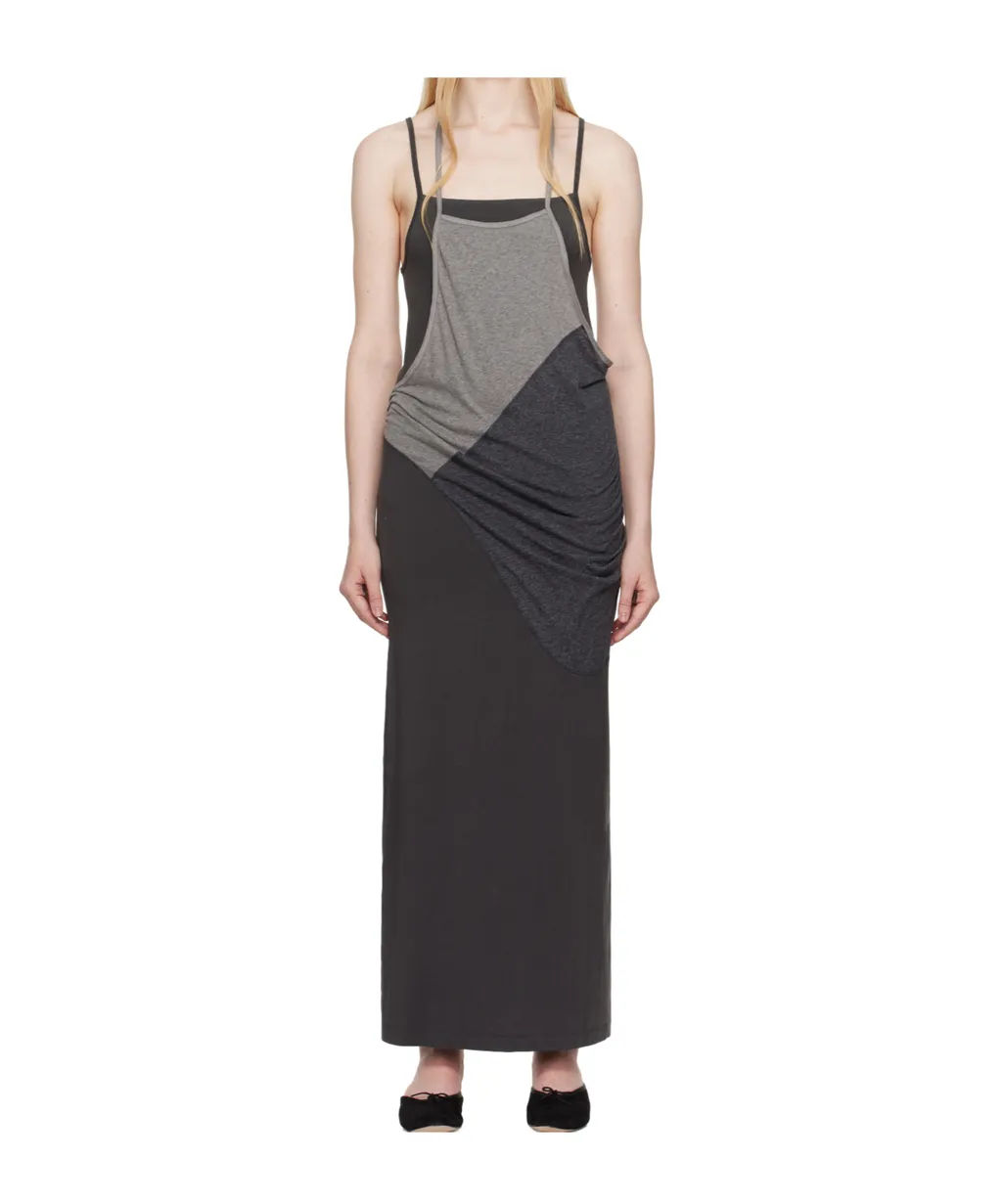 Multi-Layered Halterneck Long Dress