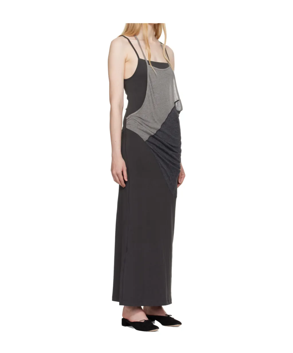 Multi-Layered Halterneck Long Dress