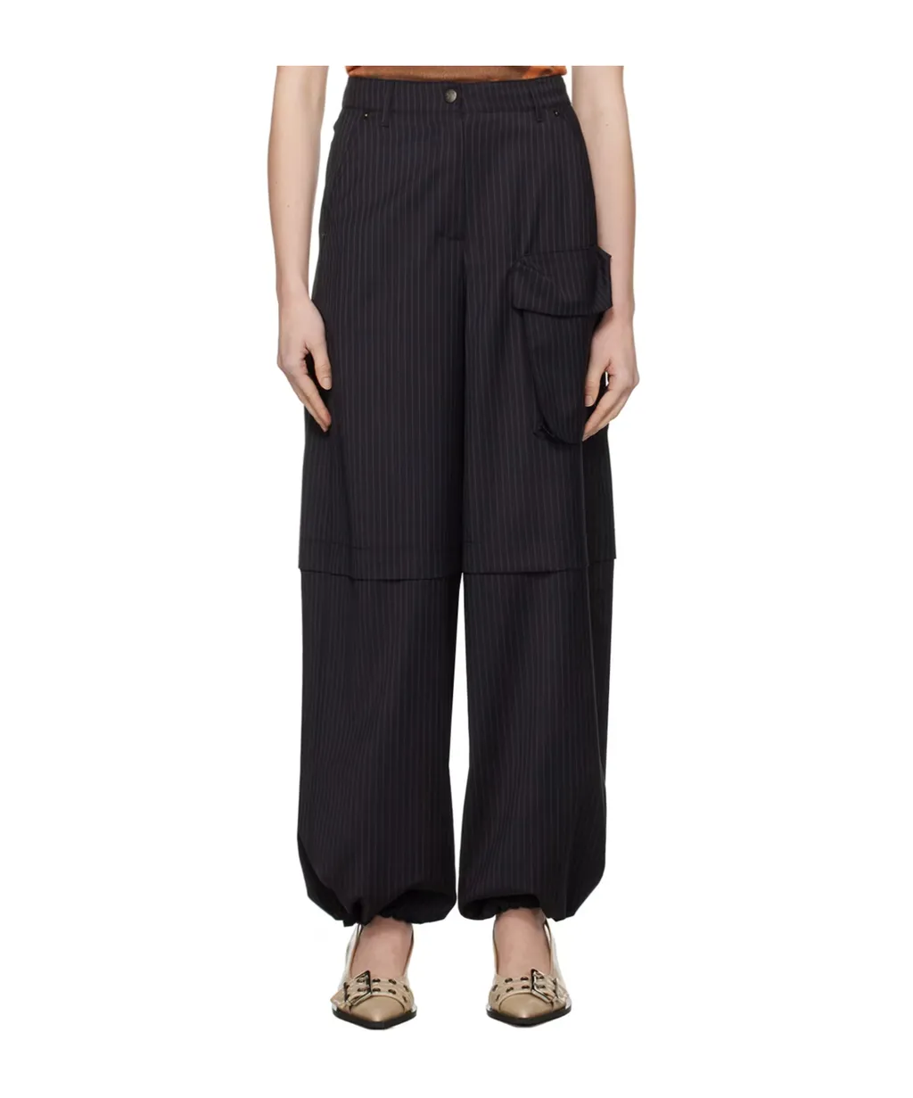 Pinstripe Trousers