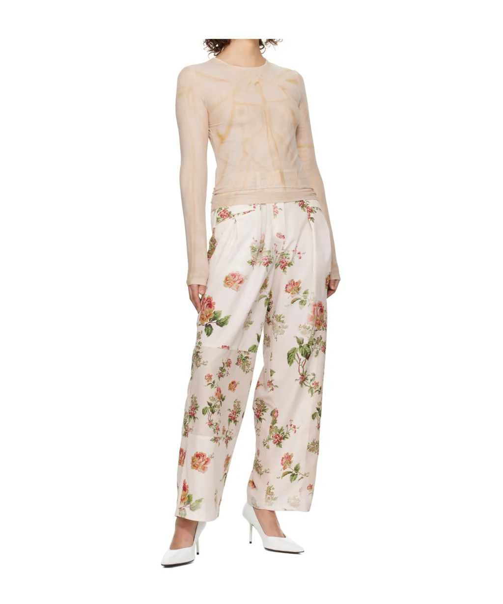 Paneled Pajama Pants